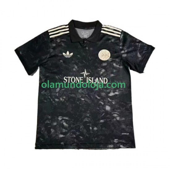 Camisola AFC Ajax Stone Island Homem 2024-2025 Manga Curta